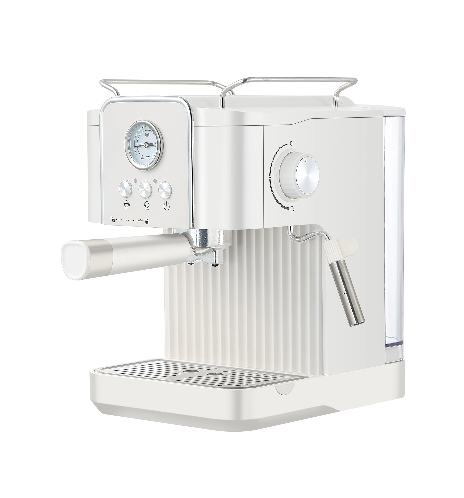 JMT-021322 Semi-Automatic Espresso Machine with 20 Bar High Pressure for Home Brewing and Cappuccino Preparation
