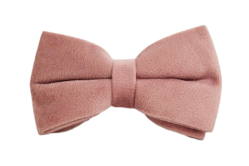 JMT-021834 Light Purple Velvet Dog Collar with Matching Leash and Bowknot, Ideal for Gifts on Various Occasions