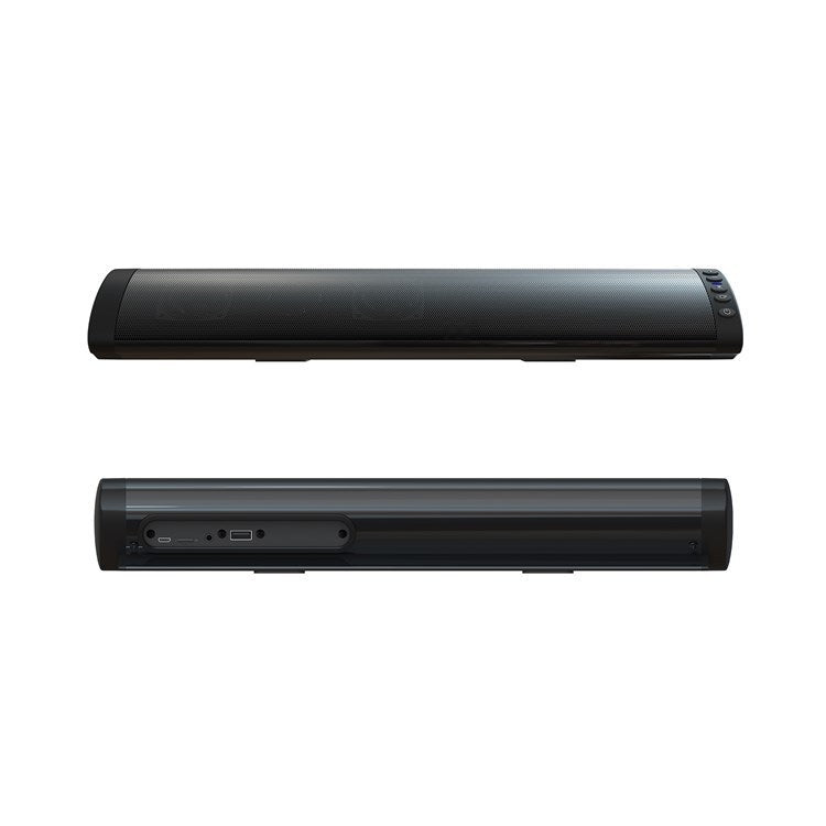 JMT-022154 Wall-Mounted Wireless Bluetooth Speaker with USB and 3.5mm Connectivity, Dual 5W Output, Built-in Radio and Voice Prompt Function