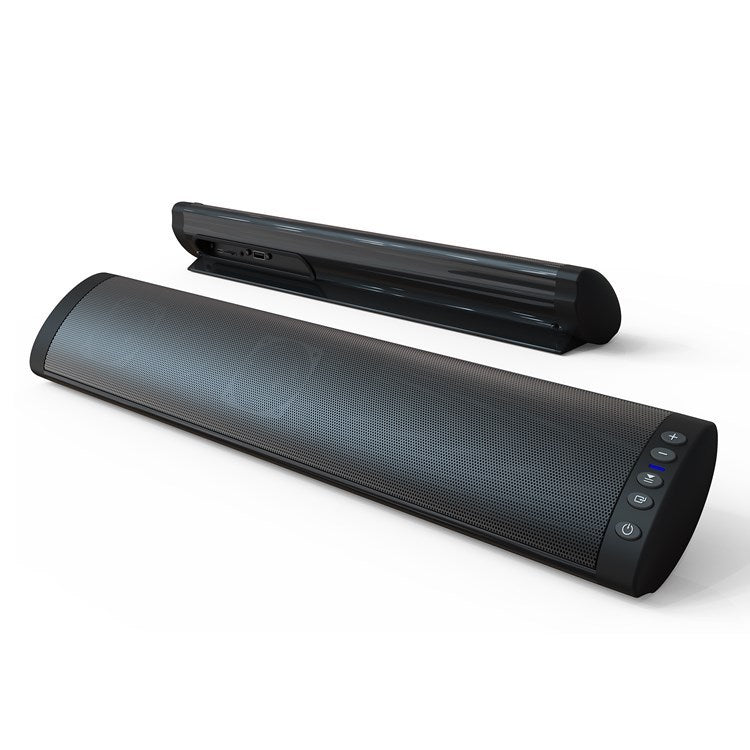 JMT-022154 Wall-Mounted Wireless Bluetooth Speaker with USB and 3.5mm Connectivity, Dual 5W Output, Built-in Radio and Voice Prompt Function