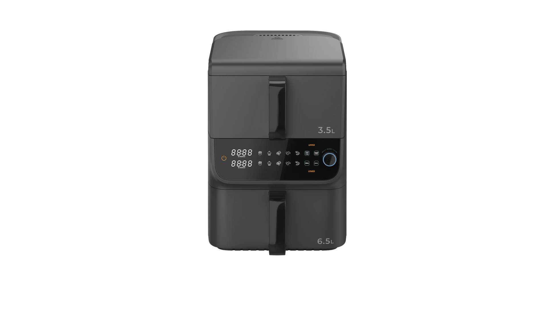 JMT-022410 10L Dual Core Air Fryer with Digital Control, Oil-Free Cooking for Home Use