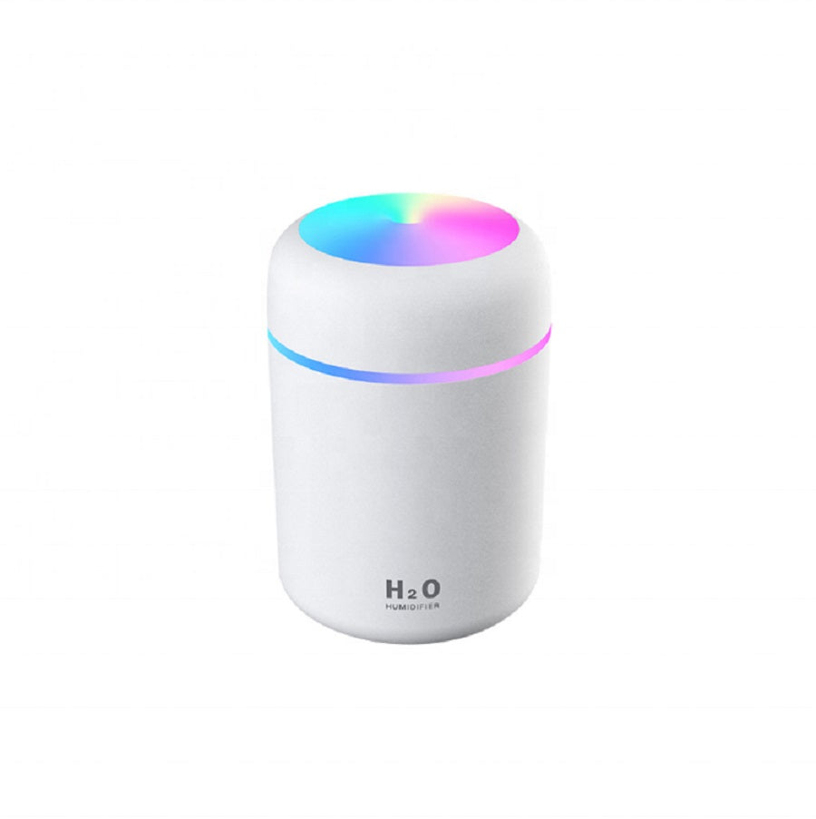 JMT-022474 300ml Portable Cool Mist Humidifier with Multicolor LED Light and Auto Shut-Off