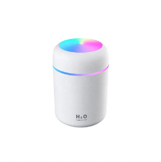JMT-022474 300ml Portable Cool Mist Humidifier with Multicolor LED Light and Auto Shut-Off