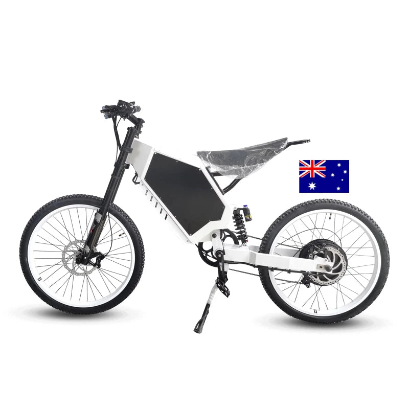 JMT-022730 12.5KW Electric Dirt Bike - 74V 55AH Mountain Bike with Powerful Performance and Speed , Top Speed 27.9 mph