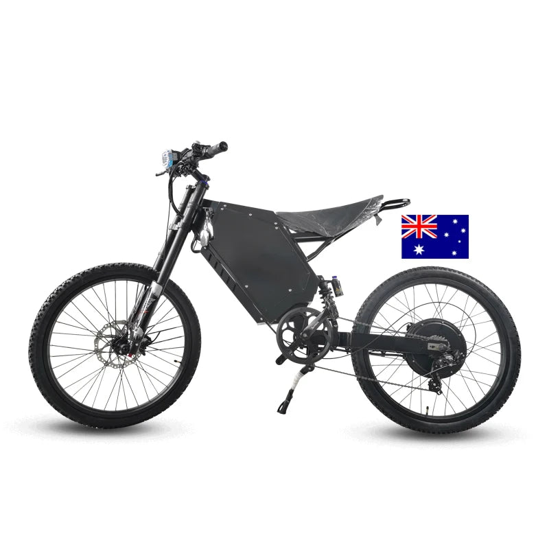JMT-022730 12.5KW Electric Dirt Bike - 74V 55AH Mountain Bike with Powerful Performance and Speed , Top Speed 27.9 mph