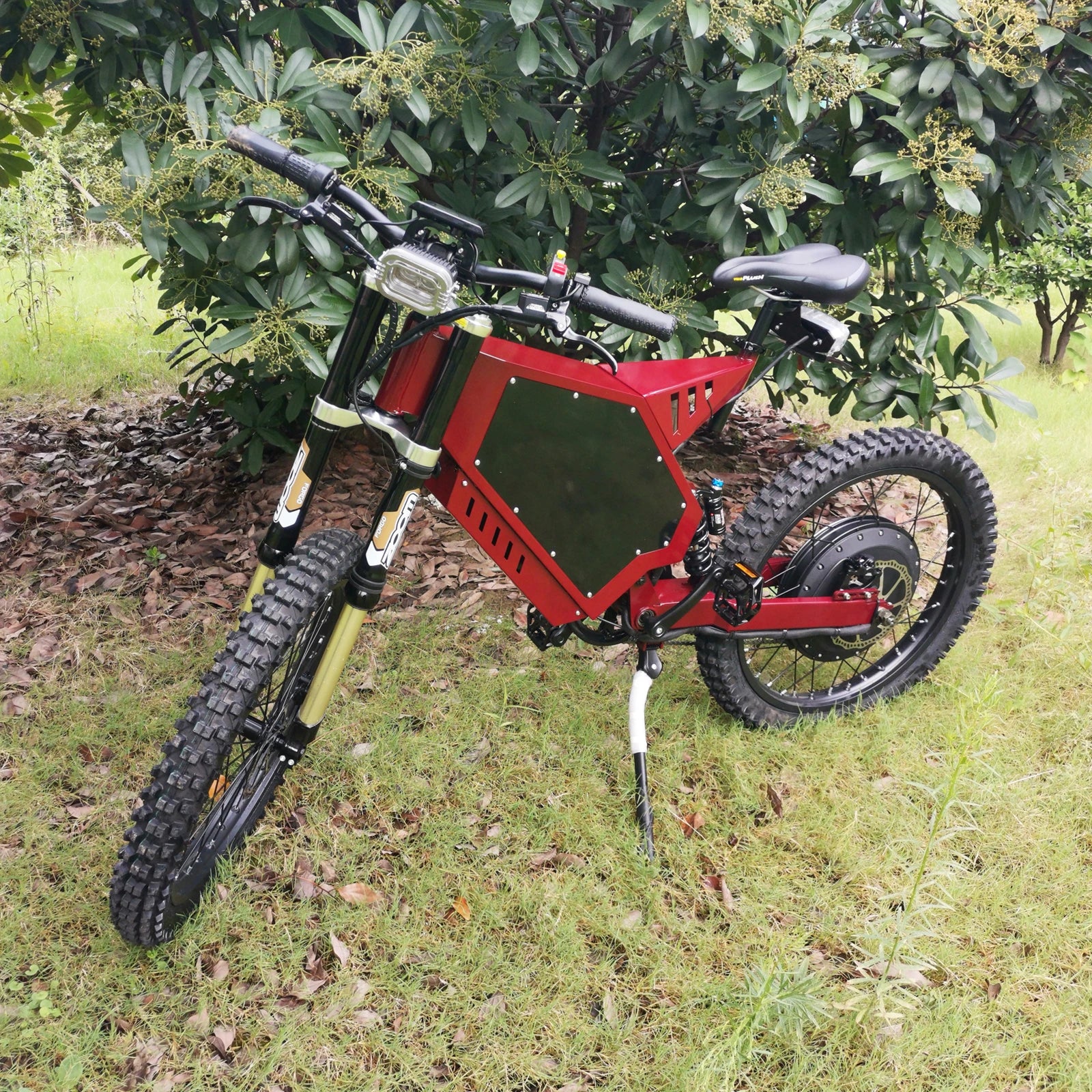 JMT-022730 12.5KW Electric Dirt Bike - 74V 55AH Mountain Bike with Powerful Performance and Speed , Top Speed 27.9 mph