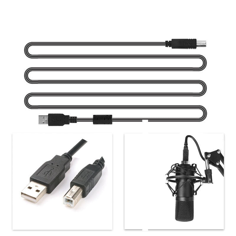 JMT-022986 Condenser Microphone Set BM-700 with Metal Construction for Recording and Live Performances