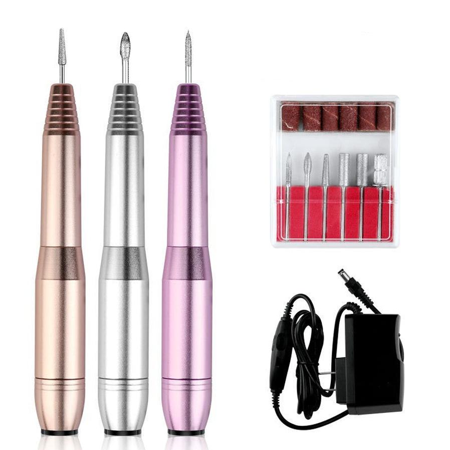 JMT-023114 Electric Nail Sharpener Grinder 20000 RPM Stainless Steel Nail Polisher 20W Output 12V