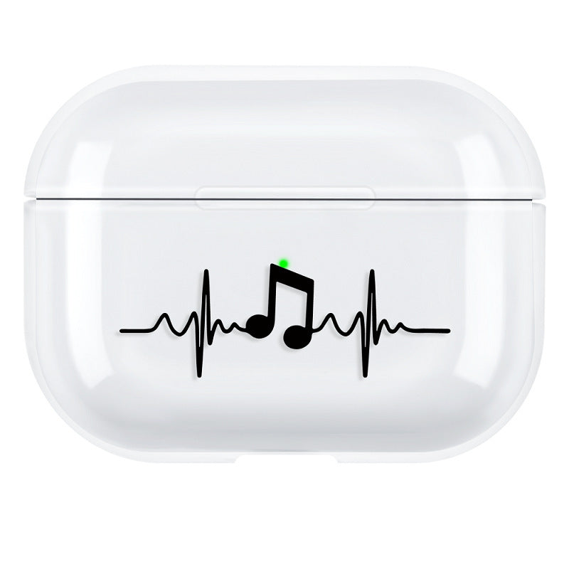 JMT-023306 AirPods Pro 3 Compatible Protective Shell - Simple Solid Color PC Back Cover