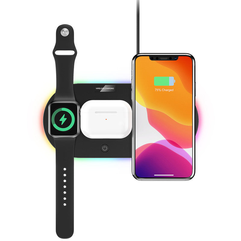 JMT-023498 15W Fast Charging Multi-Function Wireless Charger with USB Interface