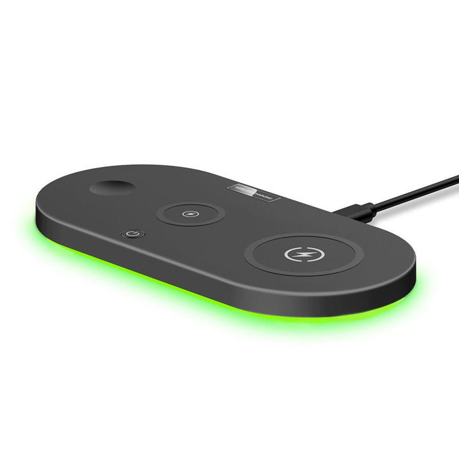 JMT-023498 15W Fast Charging Multi-Function Wireless Charger with USB Interface
