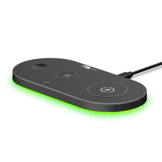 JMT-023498 15W Fast Charging Multi-Function Wireless Charger with USB Interface