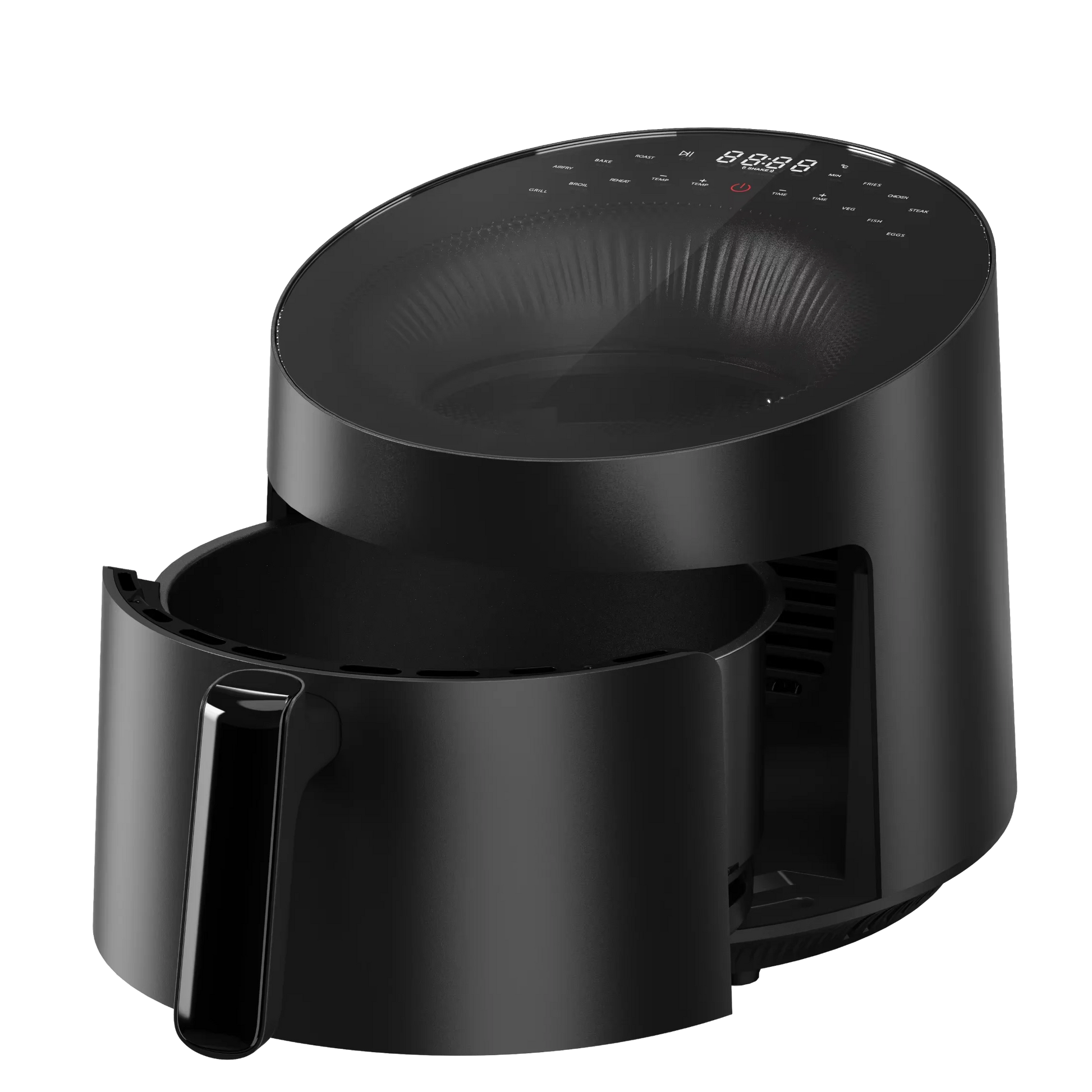 JMT-023562 Digital Air Fryer with Top Window and Lightwave Tube Heating - 5L Capacity, Multi-function, Oil-free, Non-stick Design