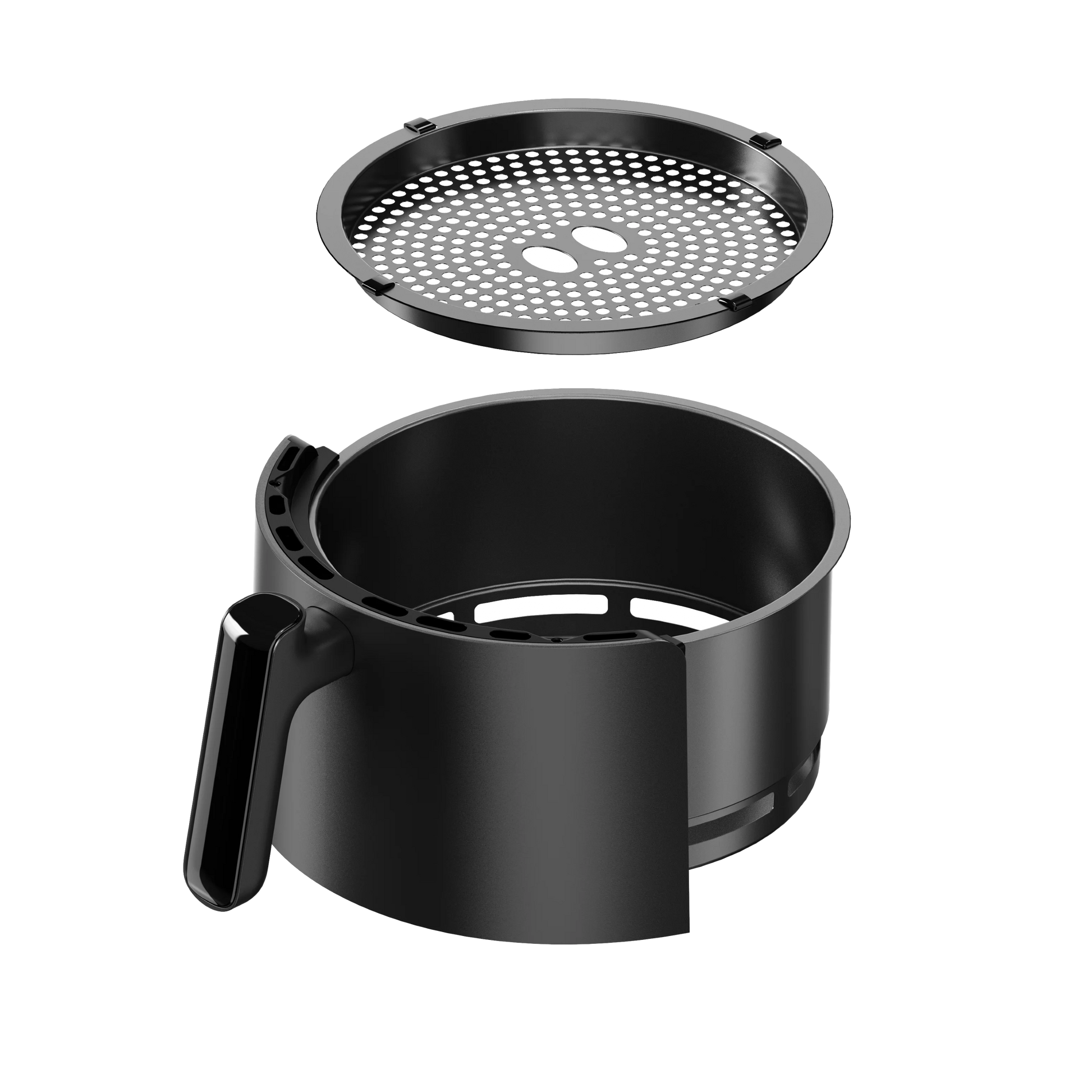 JMT-023562 Digital Air Fryer with Top Window and Lightwave Tube Heating - 5L Capacity, Multi-function, Oil-free, Non-stick Design