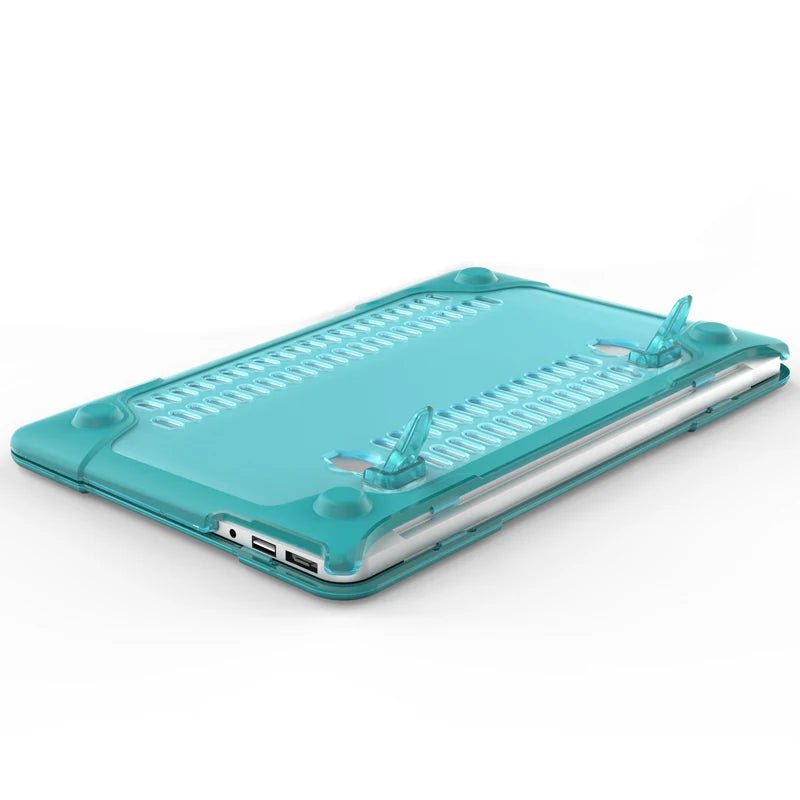 JMT-023626 Shockproof TPU & PC Foldable Protective Case for MacBook Air 11 Inch (Models A1465, A1370)
