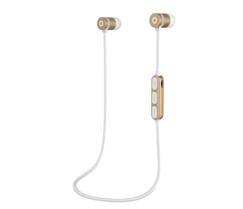 JMT-024138 Wireless Bluetooth Neck-Mounted Sports Headset with Power Display and Call Function