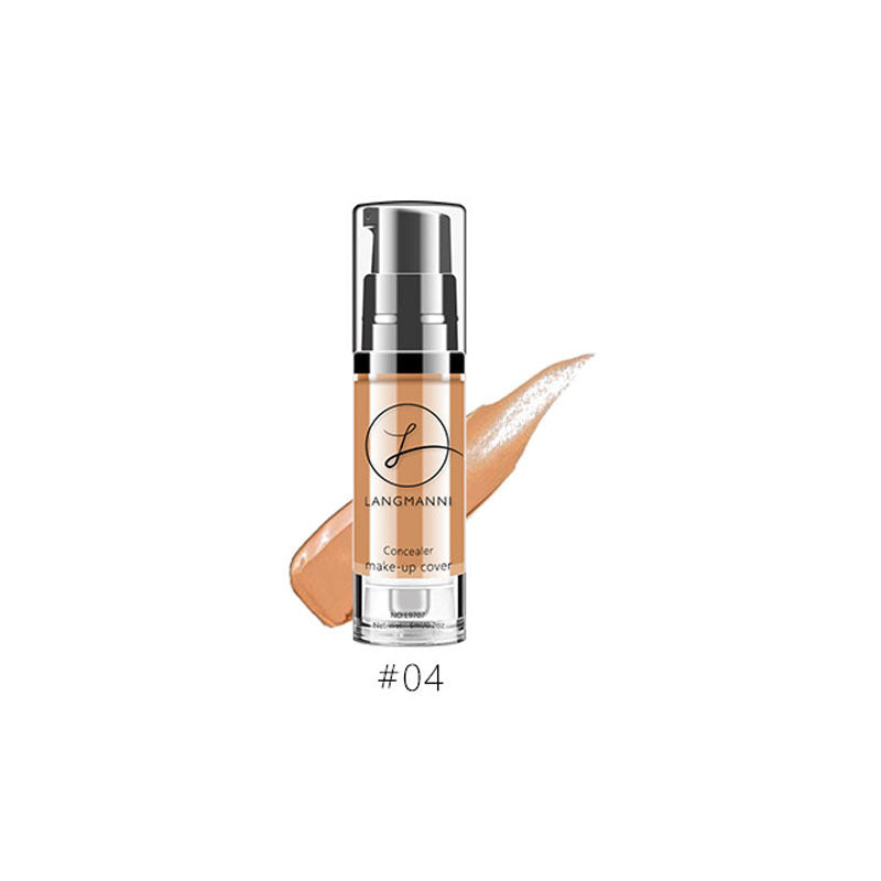 JMT-024394 Waterproof Creamy Liquid Foundation Concealer - 6ml Translucent Skin Moisturizer