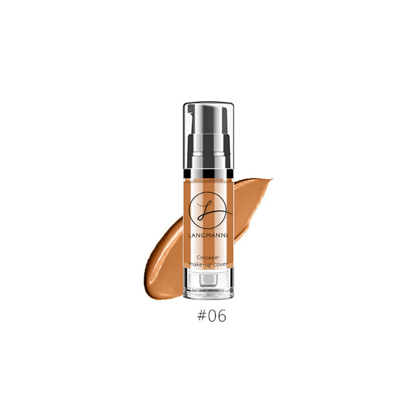 JMT-024394 Waterproof Creamy Liquid Foundation Concealer - 6ml Translucent Skin Moisturizer