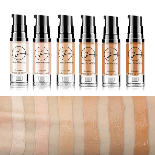 JMT-024394 Waterproof Creamy Liquid Foundation Concealer - 6ml Translucent Skin Moisturizer