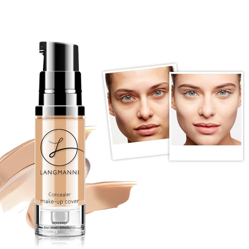 JMT-024394 Waterproof Creamy Liquid Foundation Concealer - 6ml Translucent Skin Moisturizer
