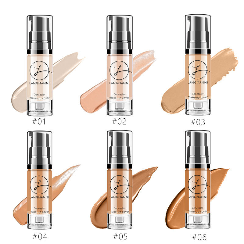 JMT-024394 Waterproof Creamy Liquid Foundation Concealer - 6ml Translucent Skin Moisturizer