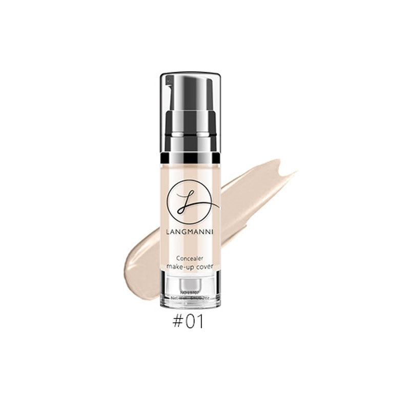 JMT-024394 Waterproof Creamy Liquid Foundation Concealer - 6ml Translucent Skin Moisturizer