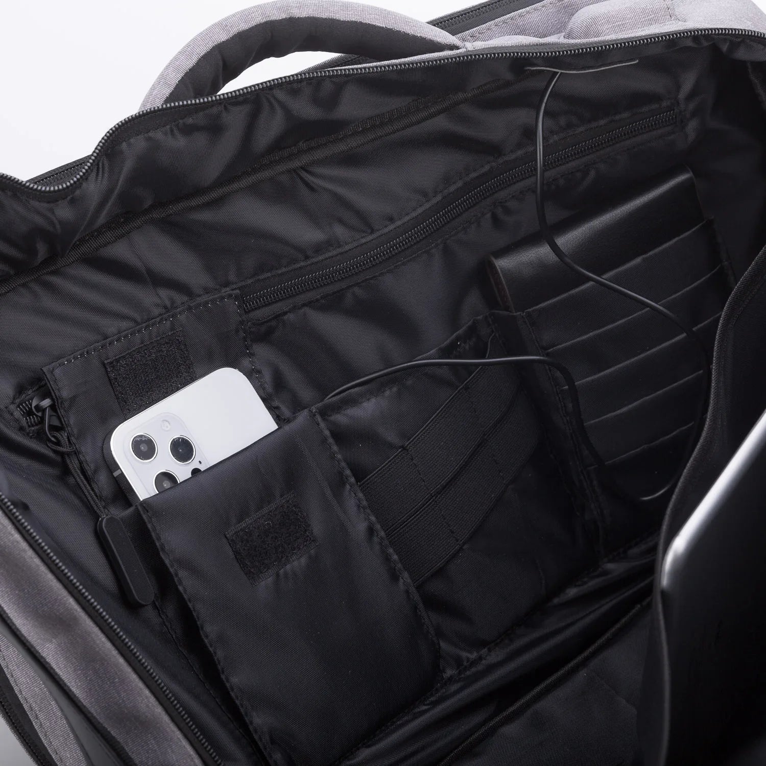 JMT-024778 Waterproof Large Capacity Polyester Laptop Briefcase for Men, Stylish Notebook Shoulder Bag