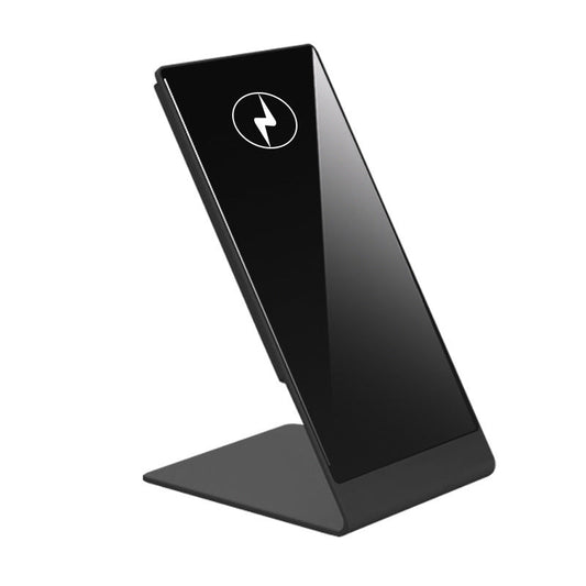 JMT-025290 Desktop Magnetic Wireless Charging Stand for Compatible iPhone Models – Black and Silver Options