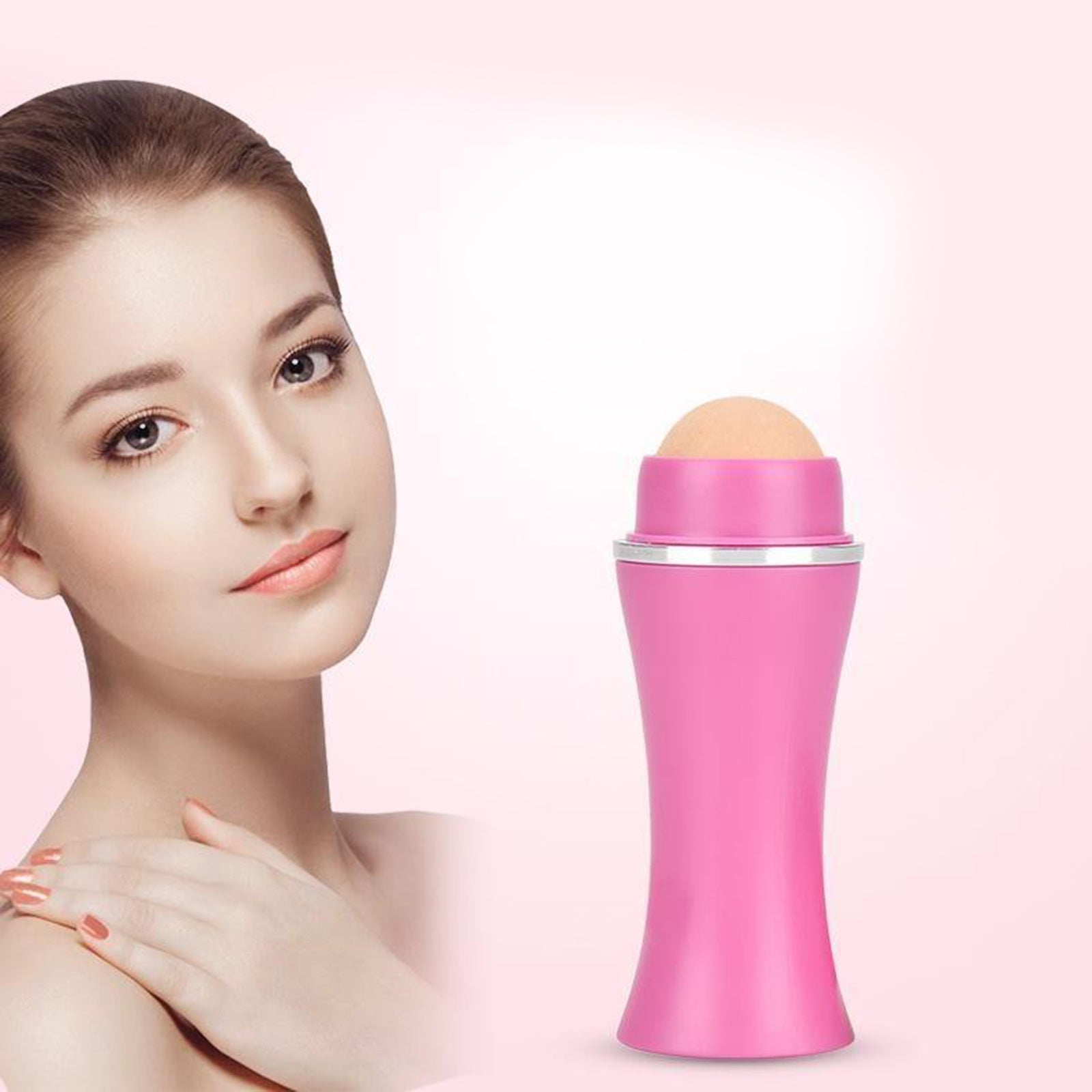 JMT-025354 Volcanic Rock Oil-Absorbing Ball for Neutral Skin - Natural Mineral Stone, Portable Design