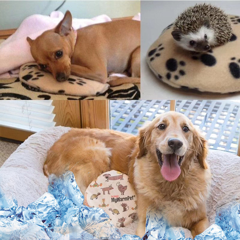 JMT-025418 Cooling Gel Pet Ice Pad - Soft, Non-Toxic Cushion with Removable, Washable Covers