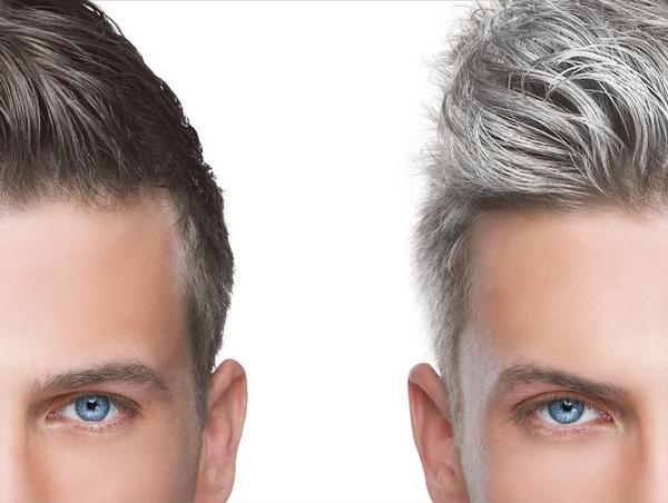 JMT-025482 Silver Gray Hair Pomade for Short Hair - Easy to Manage, Strong Grip and Washable