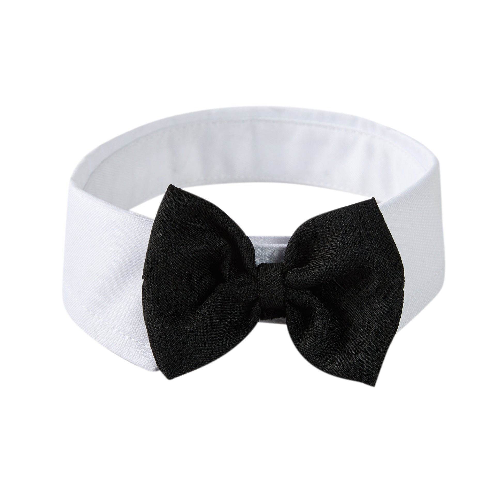JMT-025610 Adjustable Velcro Bow Tie Pet Collar in Black and Yellow, Red and Yellow, Black and White, Red and White