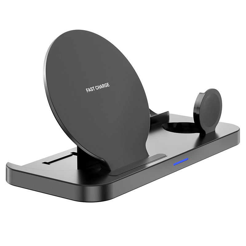 JMT-025802 3 in 1 Wireless Fast Charger for Phones, Apple Watch, and Bluetooth Headsets