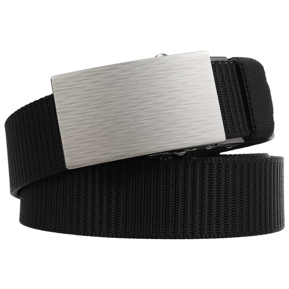 JMT-025866 Nylon Braided Slide Belt for Men - Adjustable, Stylish & Durable Design