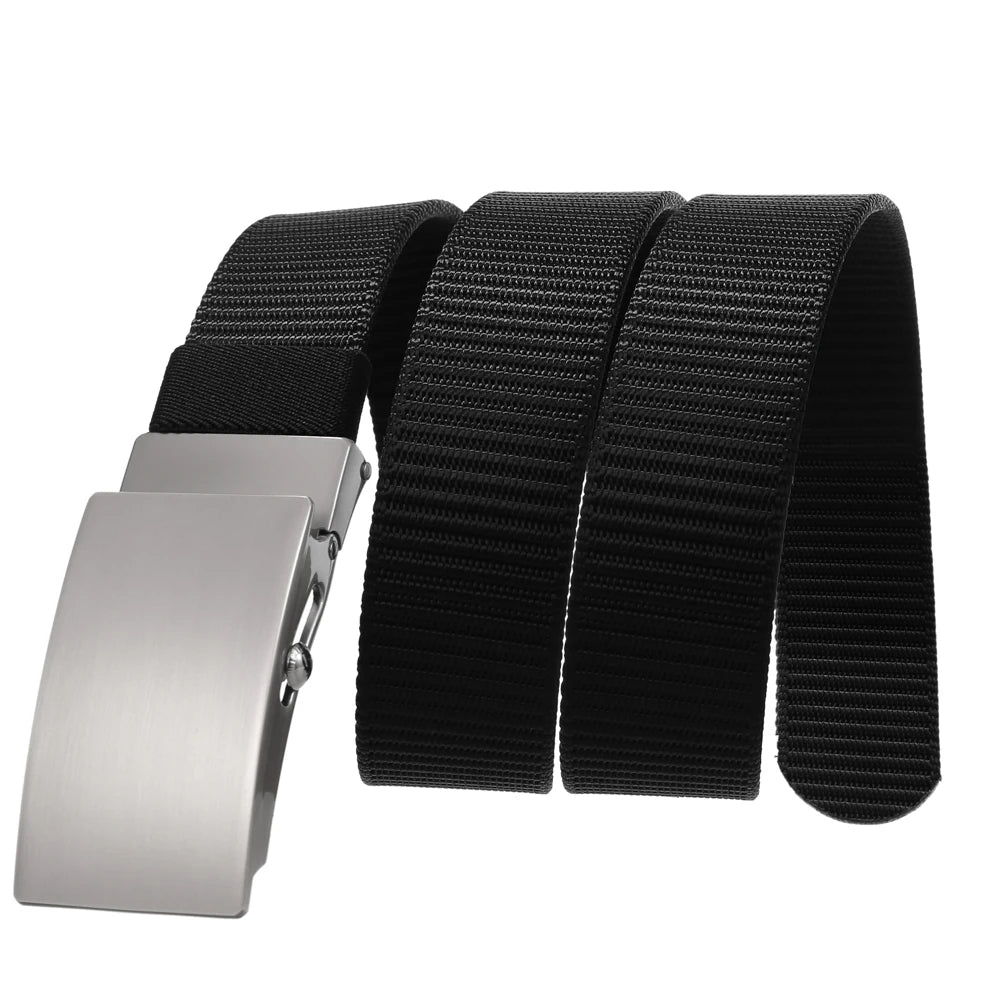 JMT-025866 Nylon Braided Slide Belt for Men - Adjustable, Stylish & Durable Design