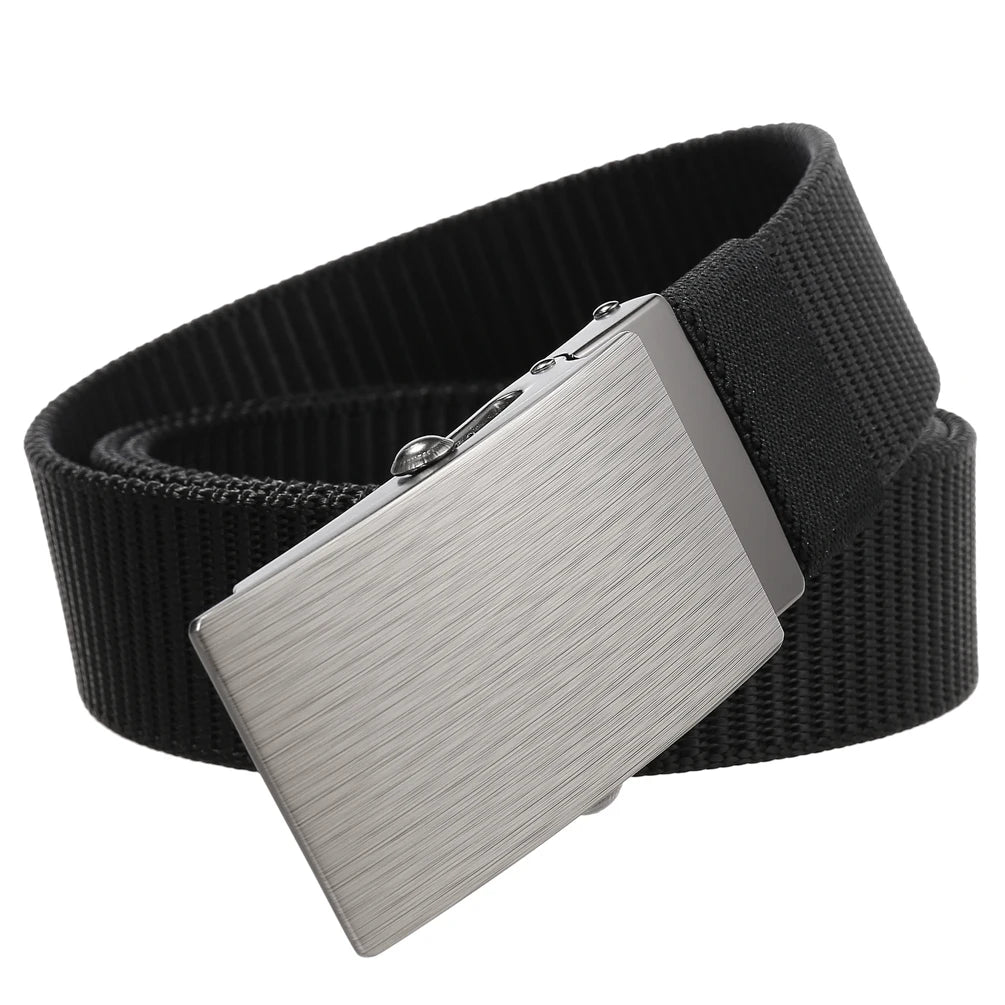 JMT-025866 Nylon Braided Slide Belt for Men - Adjustable, Stylish & Durable Design