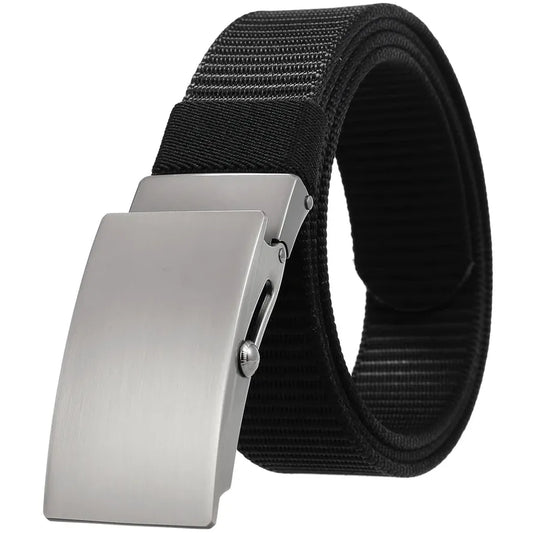 JMT-025866 Nylon Braided Slide Belt for Men - Adjustable, Stylish & Durable Design