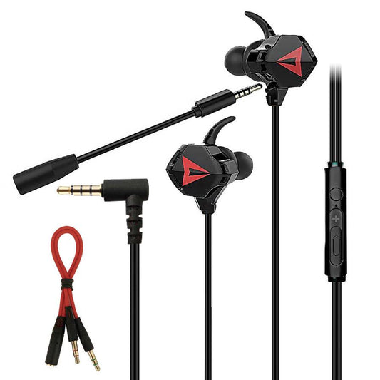 JMT-025930 Wired 35mm Type-C & 3.5mm In-Ear Headphones with Microphone for Music and Gaming