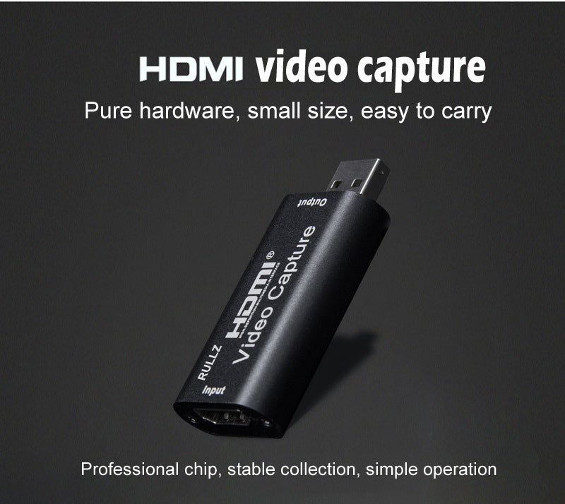 JMT-026122 HDMI Video Capture Card for 4K Input and 1080P Output, USB 3.0 Compatible with Windows, Linux, Android, and MacOS