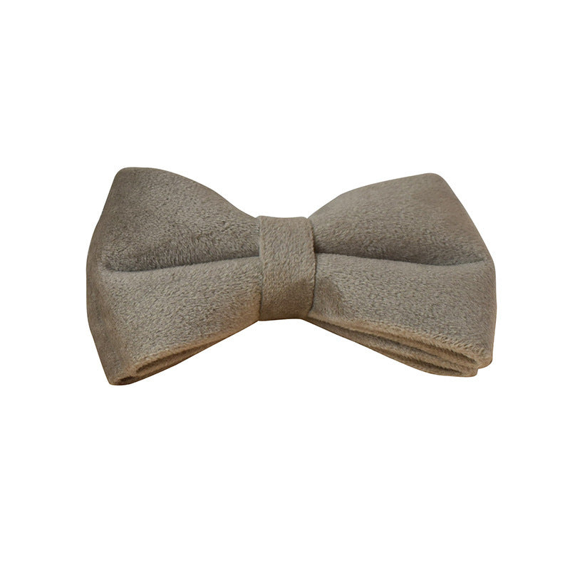 JMT-026442 Gold Buckle Flannel Chest Strap with Bow and Flower for Dogs - Multiple Sizes Available