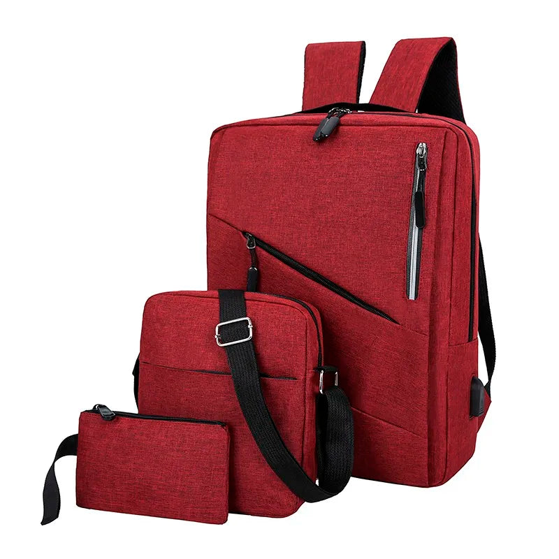 JMT-027274 15.6 Inch Laptop Backpack and Bag Set for Business and Everyday Use