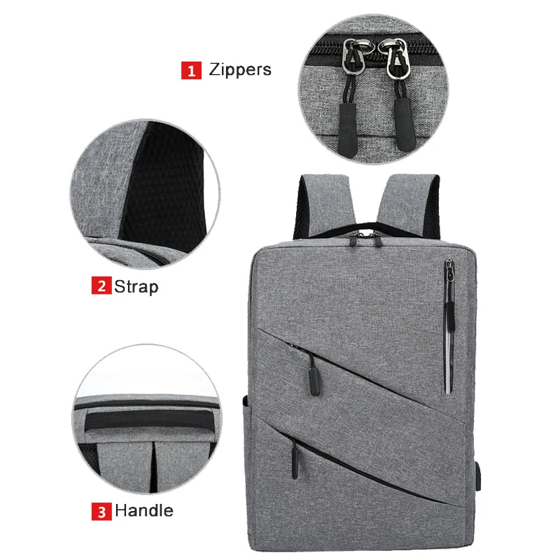 JMT-027274 15.6 Inch Laptop Backpack and Bag Set for Business and Everyday Use