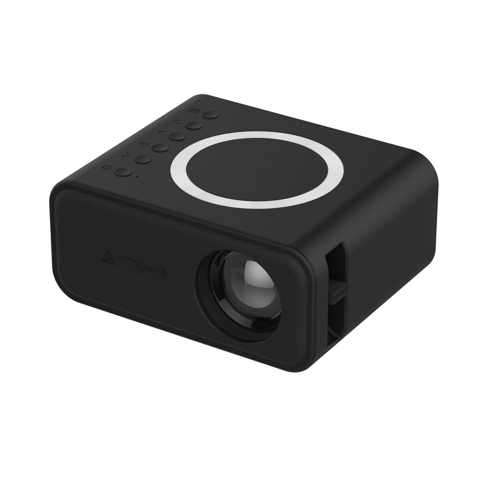 JMT-027274 Compact LED Mini Projector with 1080P Support for Wireless and Wired Streaming on Android and iOS Devices