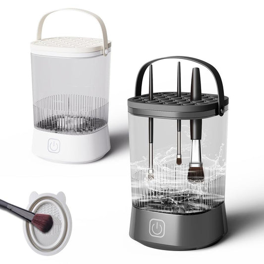 JMT-027530 Electric Makeup Brush Cleaner with 9000 RPM Motor - Automatic and Waterproof Brush Washer for All Sizes