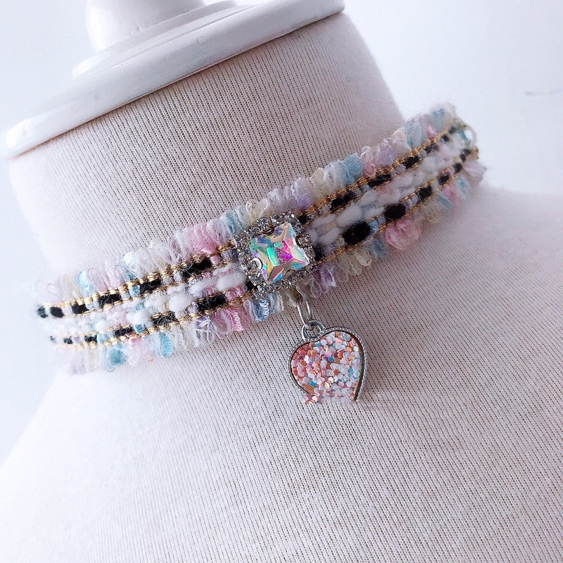 JMT-027914 Small Fragrance Pearl Collar for XS to Large Sizes