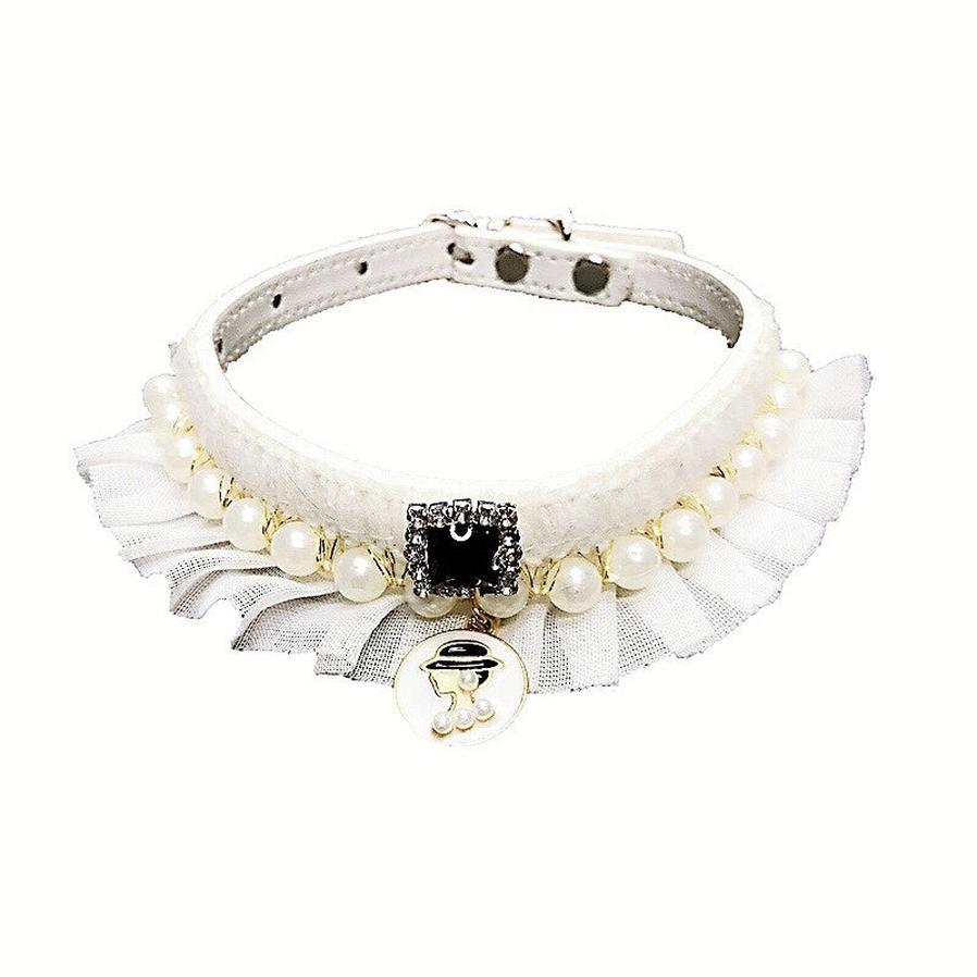 JMT-027914 Small Fragrance Pearl Collar for XS to Large Sizes