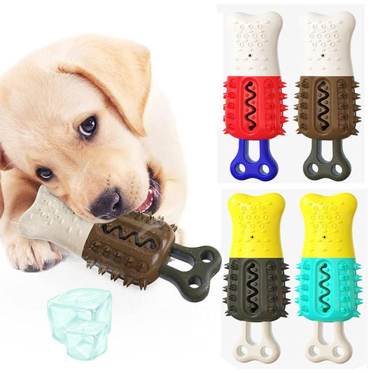 JMT-028554 Cooling and Dental Health Chewing Toy for Dogs - Multi-Function TPR Teether