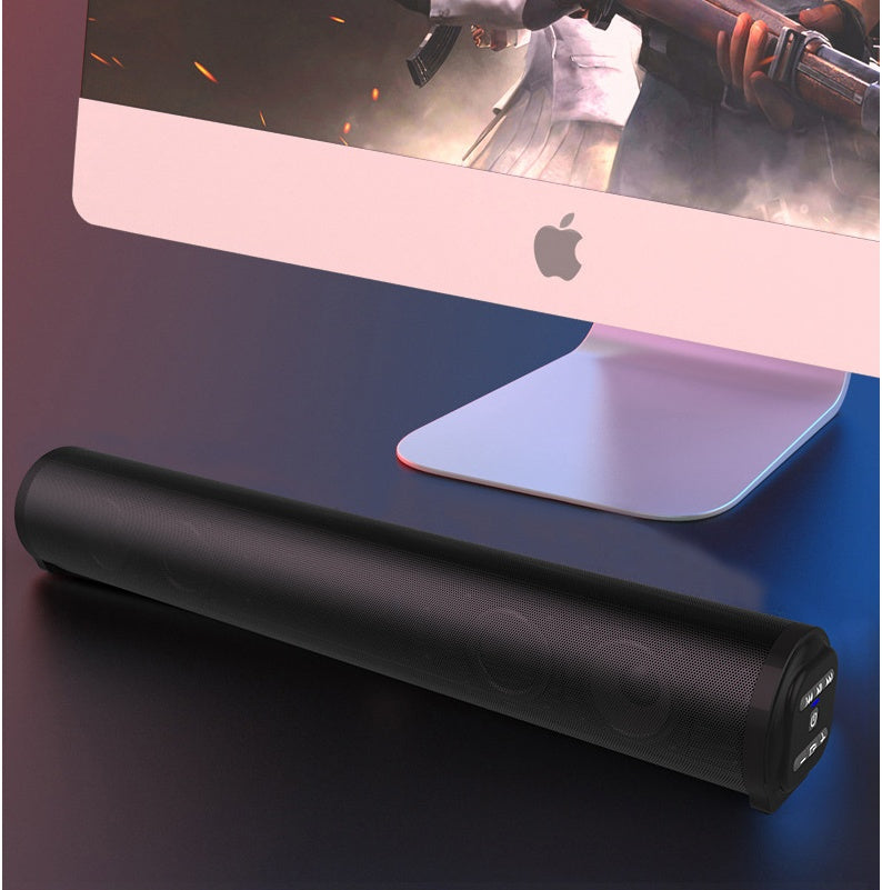 JMT-028746 Cylindrical Portable Bluetooth Speaker with Radio Function and 8 Hours Playtime