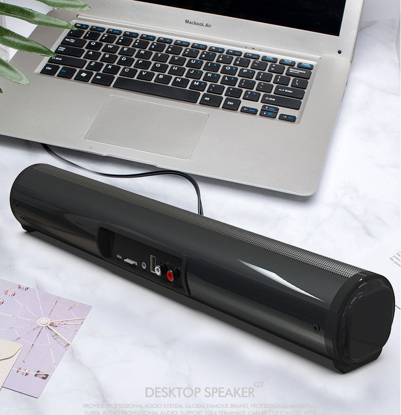 JMT-028746 Cylindrical Portable Bluetooth Speaker with Radio Function and 8 Hours Playtime