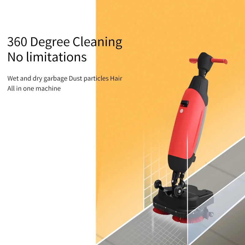 JMT-028874 Portable Commercial Floor Scrubber and Vacuuming Machine SBN-MINI for Effective Mopping and Cleaning